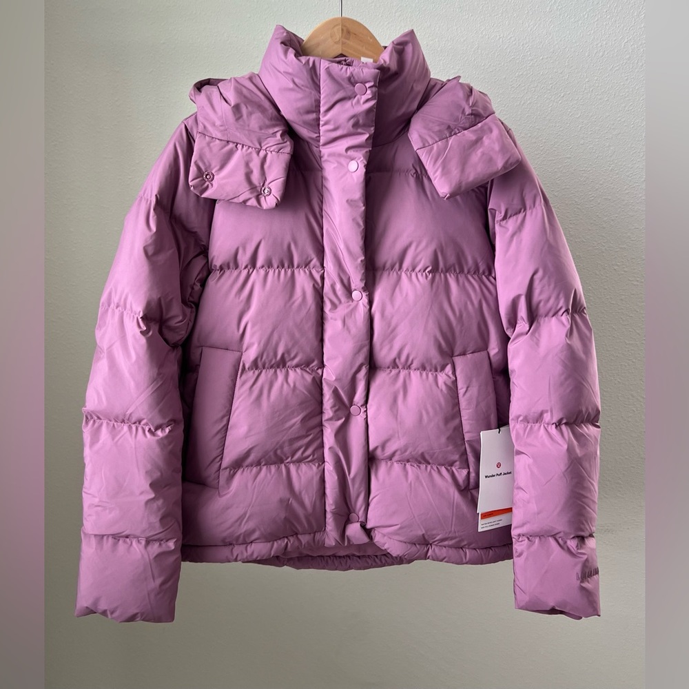 NWT Lululemon Wunder Puff Jacket velvet Dust